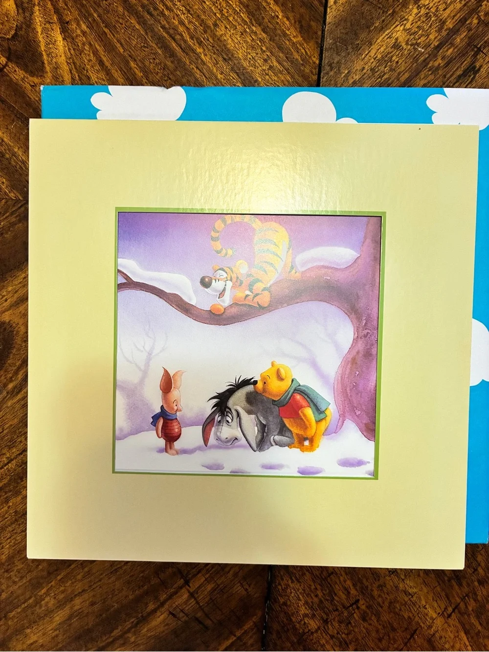 Disney’s Winnie the Pooh Winter Collectible Lithograph
